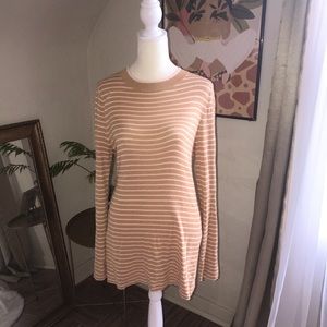 Lou and Grey Striped Knit Top Sz XLarge